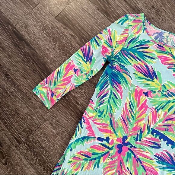 Lilly Pulitzer Marlowe Dress Island Time Palm Print - Picture 3 of 6